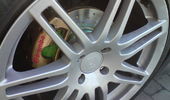 Så kom der EBC Brakes på... Farvel til suzuki´s skod bremser... 